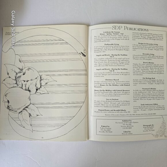 Celebrate The Seasons Decorative Painting Book Winter Spring Summer Fall 1996 Ed - Picture 11 of 16